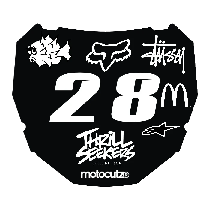 CUSTOM ODI NUMBER PLATE DECAL