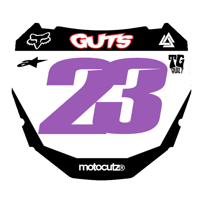 CUSTOM ODI NUMBER PLATE DECAL