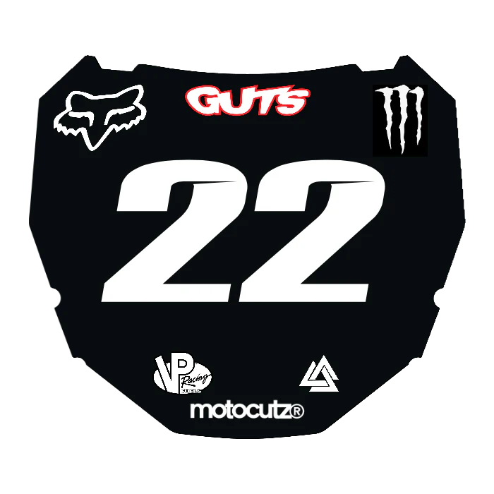 CUSTOM ODI NUMBER PLATE DECAL