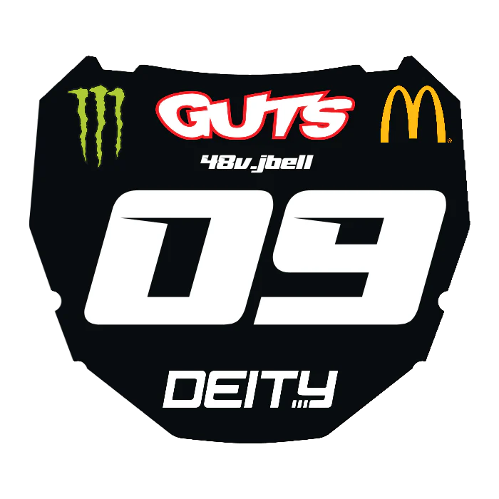 CUSTOM ODI NUMBER PLATE DECAL