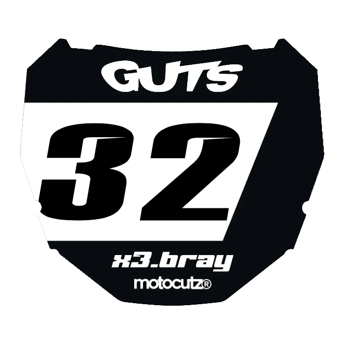 CUSTOM ODI NUMBER PLATE DECAL