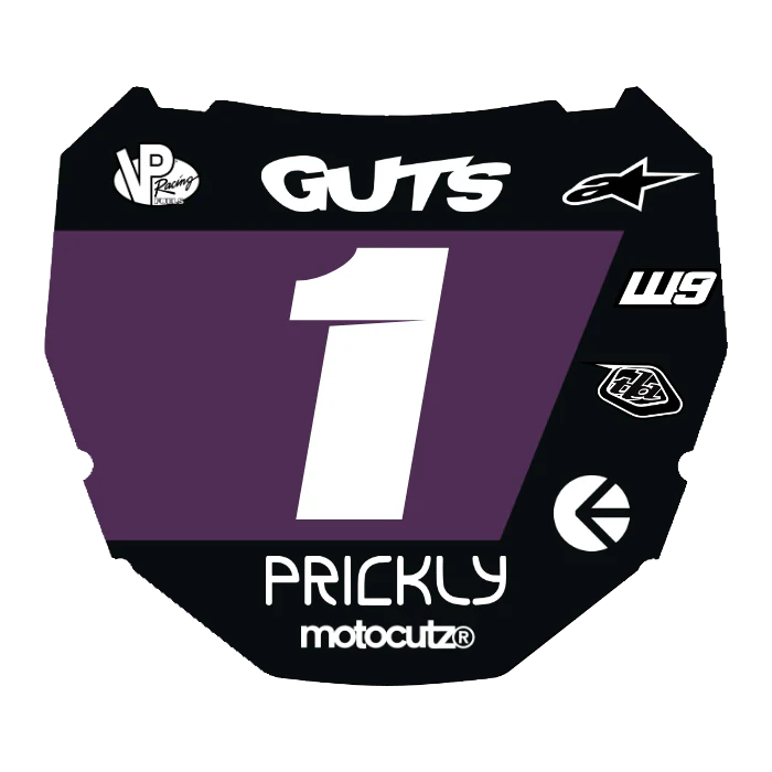 CUSTOM ODI NUMBER PLATE DECAL