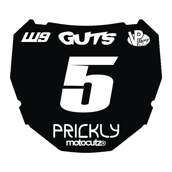 CUSTOM ODI NUMBER PLATE DECAL