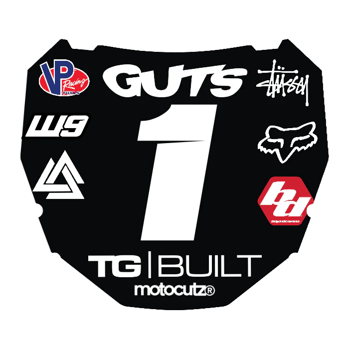CUSTOM ODI NUMBER PLATE DECAL