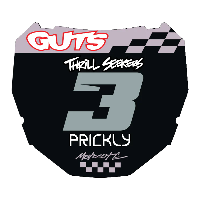 CUSTOM ODI NUMBER PLATE DECAL