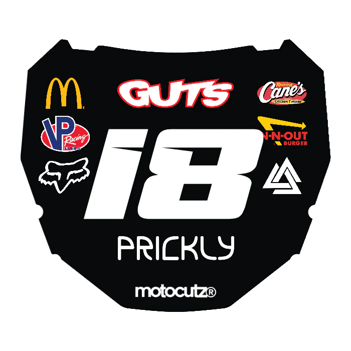 CUSTOM ODI NUMBER PLATE DECAL