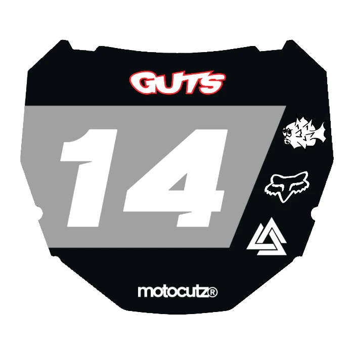 CUSTOM ODI NUMBER PLATE DECAL