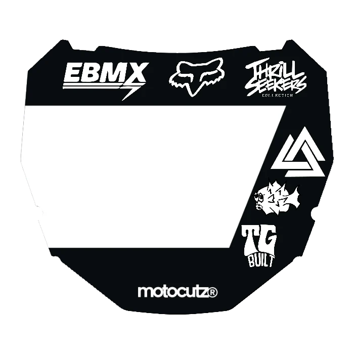 CUSTOM ODI NUMBER PLATE DECAL