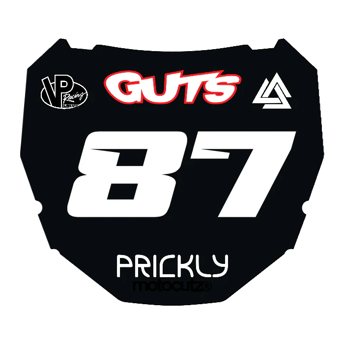 CUSTOM ODI NUMBER PLATE DECAL