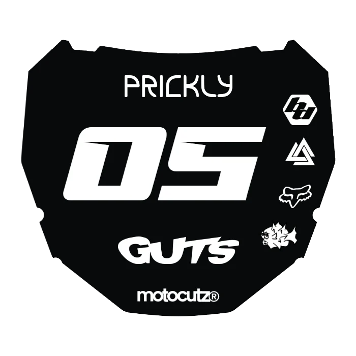 CUSTOM ODI NUMBER PLATE DECAL