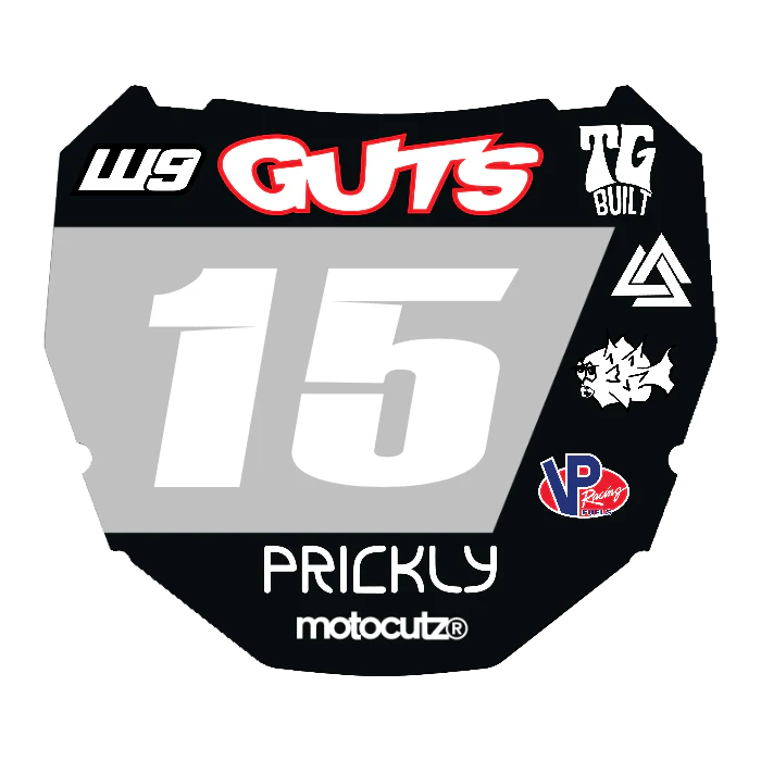 CUSTOM ODI NUMBER PLATE DECAL