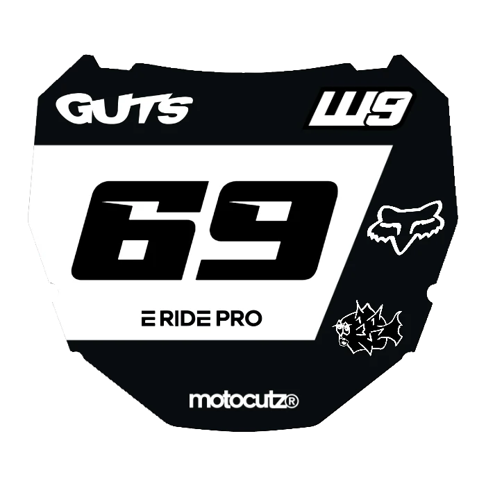 CUSTOM ODI NUMBER PLATE DECAL