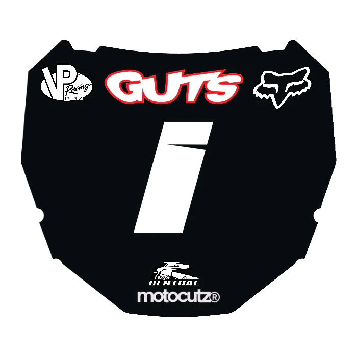 CUSTOM ODI NUMBER PLATE DECAL