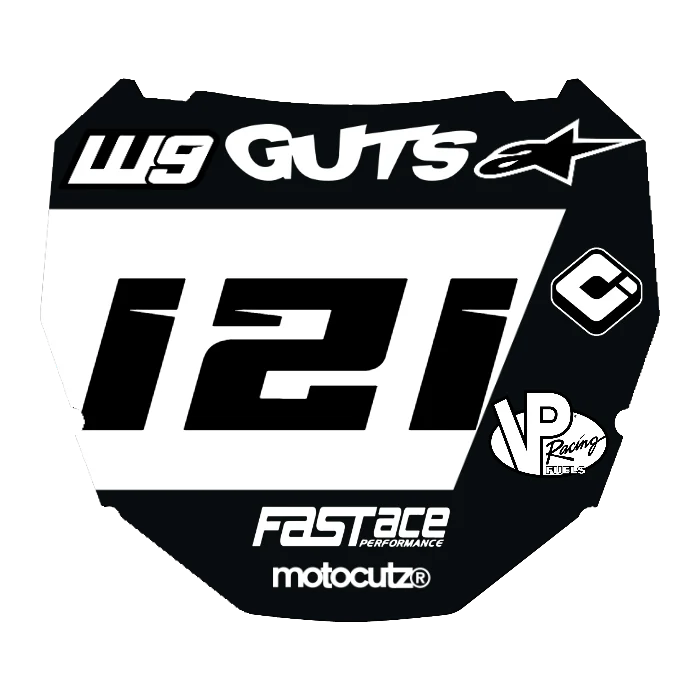 CUSTOM ODI NUMBER PLATE DECAL