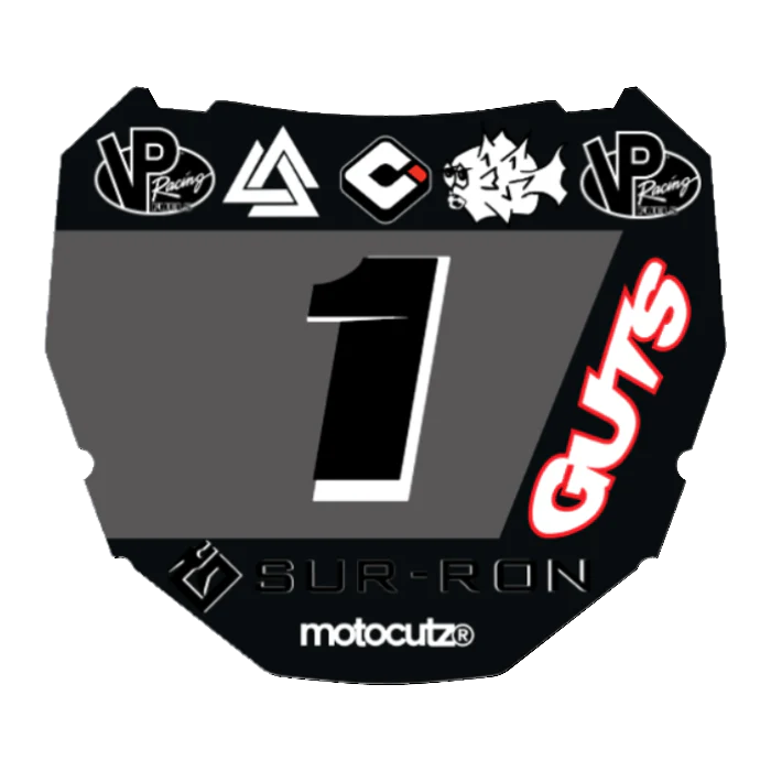 CUSTOM ODI NUMBER PLATE DECAL