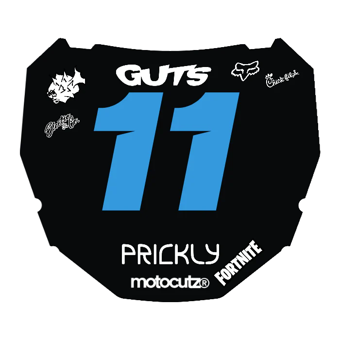 CUSTOM ODI NUMBER PLATE DECAL