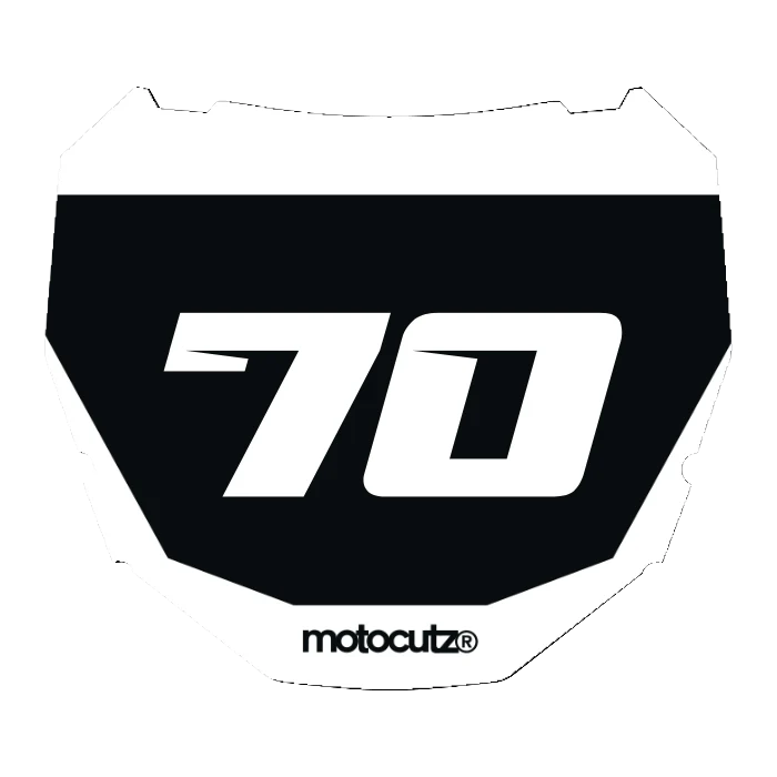 CUSTOM ODI NUMBER PLATE DECAL