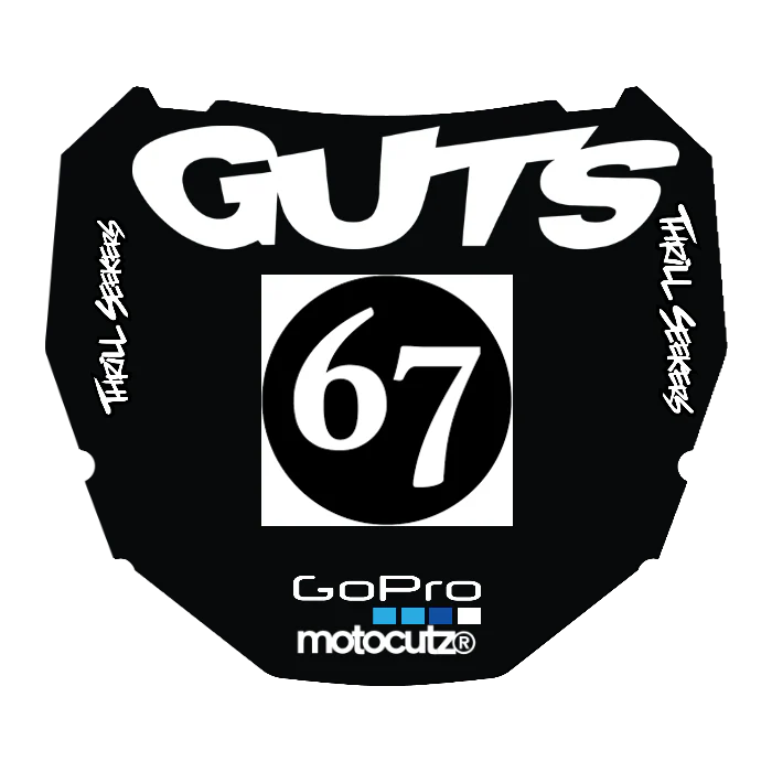 CUSTOM ODI NUMBER PLATE DECAL