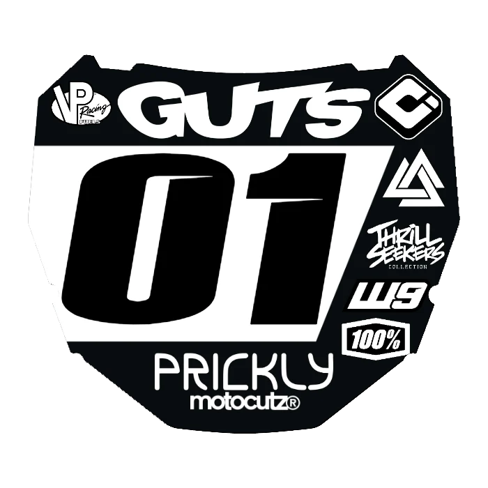 CUSTOM ODI NUMBER PLATE DECAL