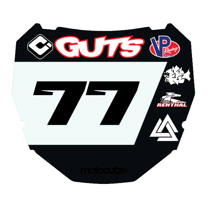 CUSTOM ODI NUMBER PLATE DECAL