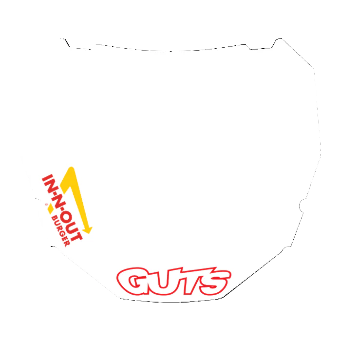 CUSTOM ODI NUMBER PLATE DECAL