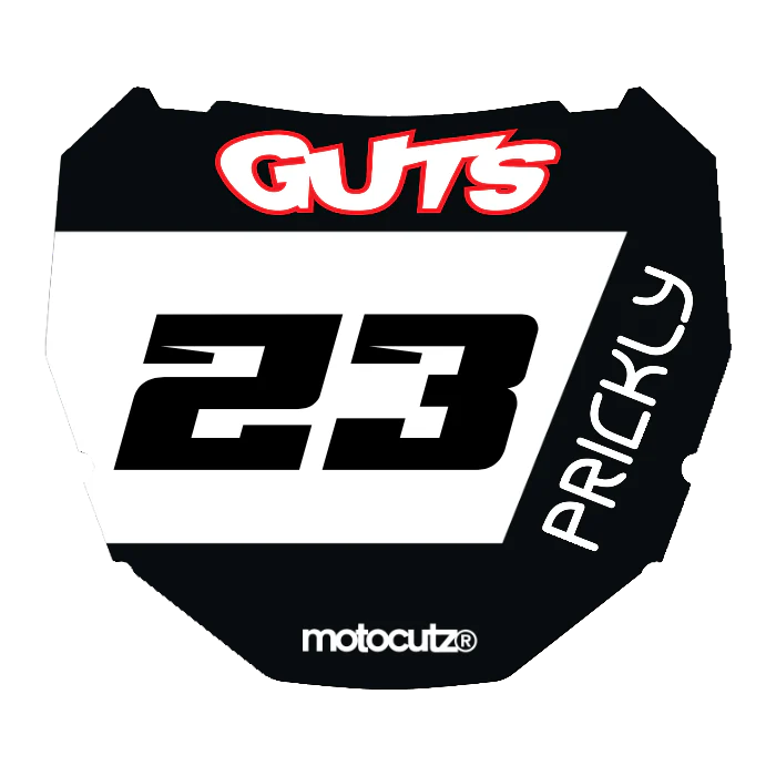 CUSTOM ODI NUMBER PLATE DECAL