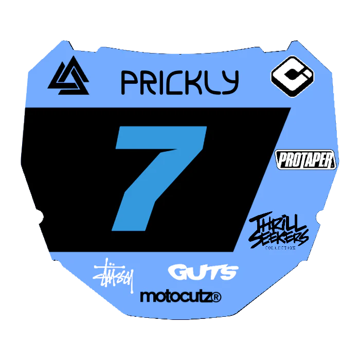 CUSTOM ODI NUMBER PLATE DECAL