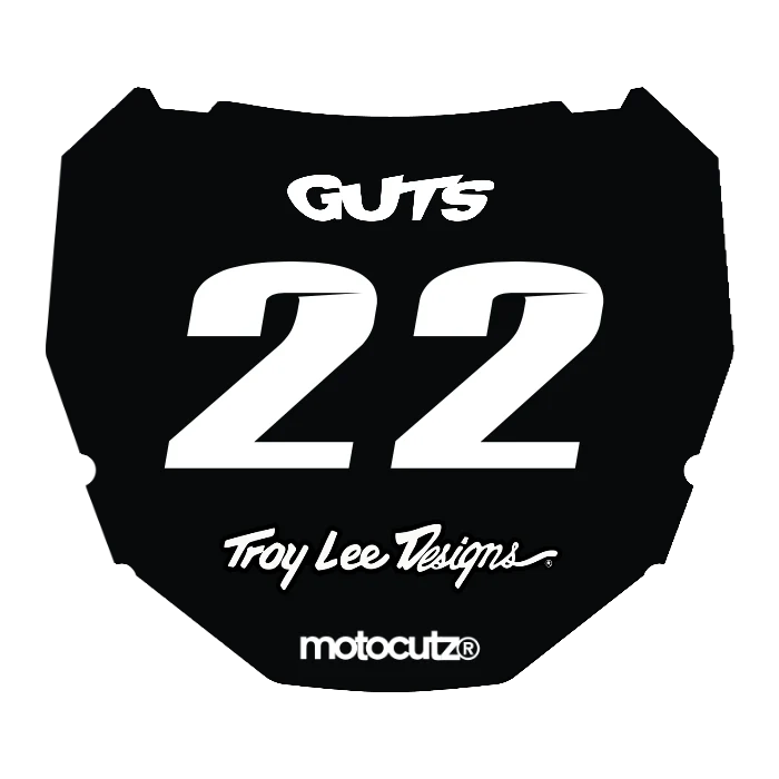 CUSTOM ODI NUMBER PLATE DECAL