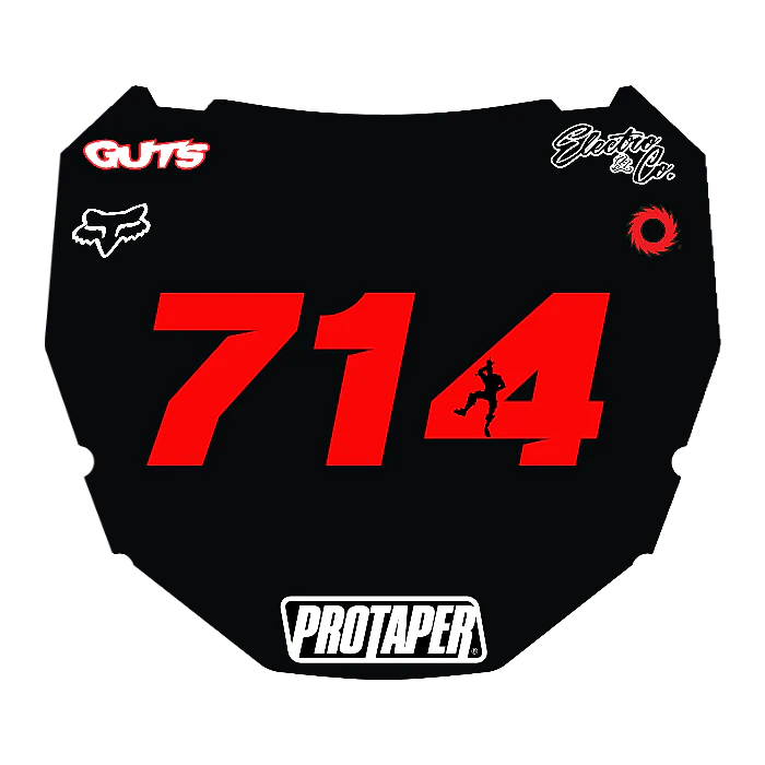 CUSTOM ODI NUMBER PLATE DECAL