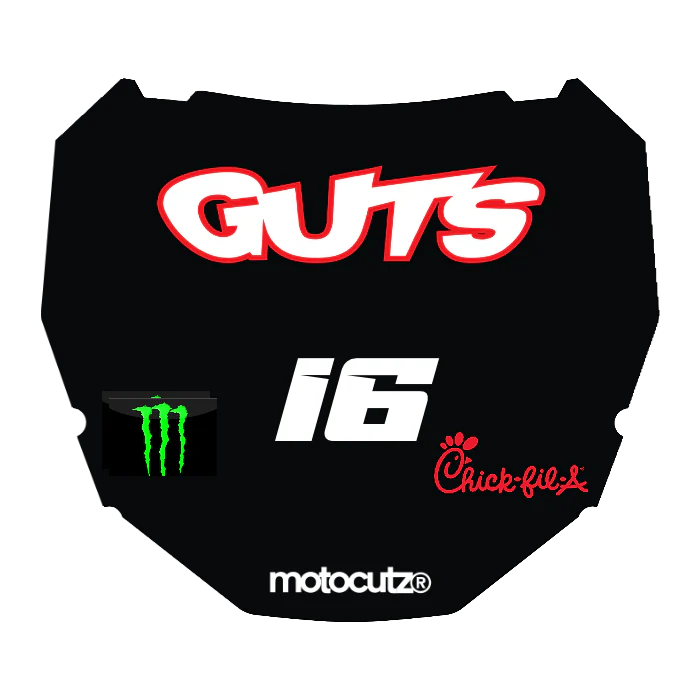 CUSTOM ODI NUMBER PLATE DECAL