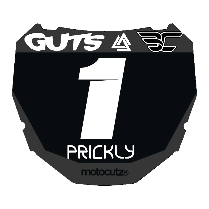 CUSTOM ODI NUMBER PLATE DECAL
