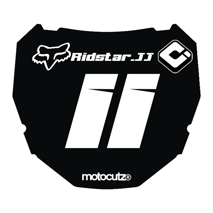 CUSTOM ODI NUMBER PLATE DECAL