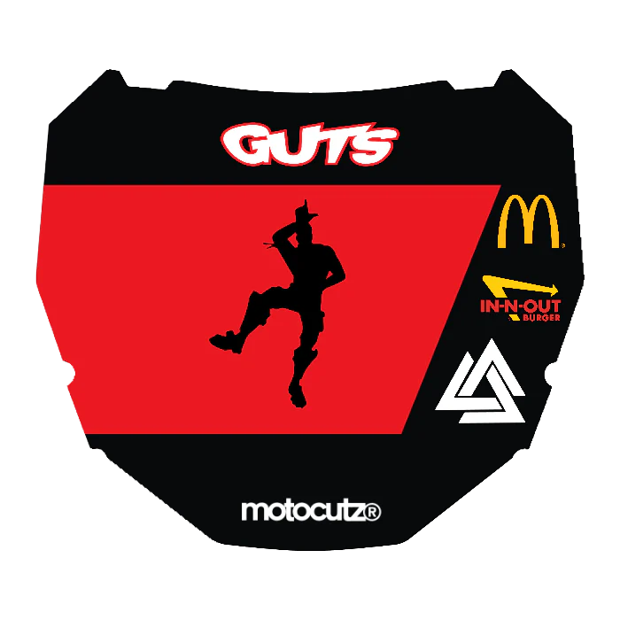CUSTOM ODI NUMBER PLATE DECAL