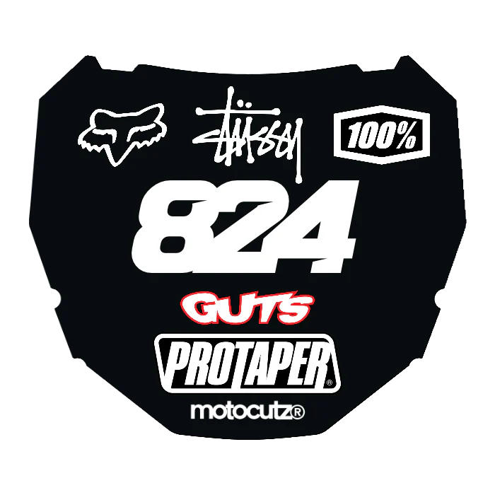 CUSTOM ODI NUMBER PLATE DECAL