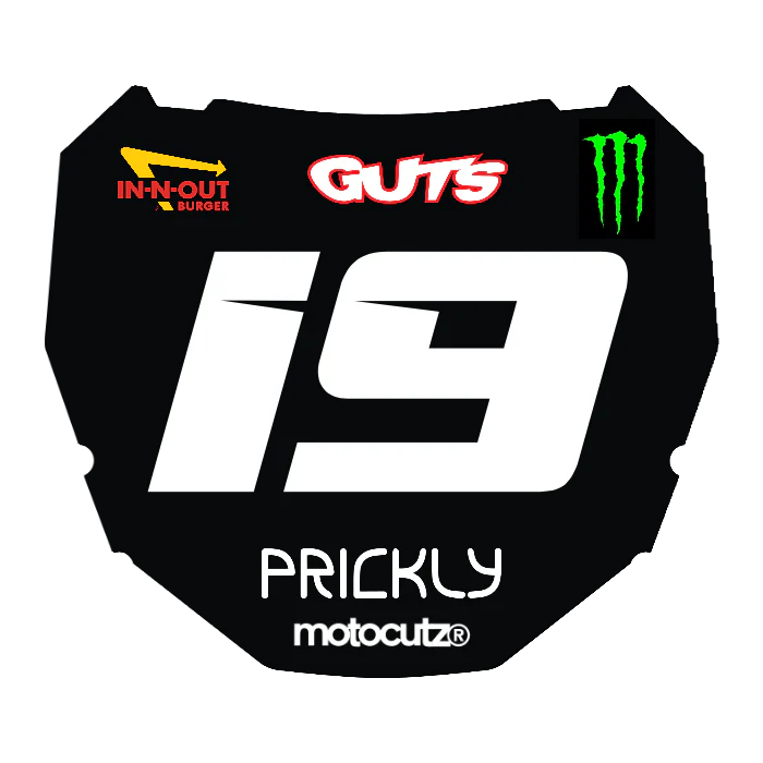 CUSTOM ODI NUMBER PLATE DECAL