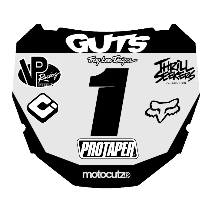 CUSTOM ODI NUMBER PLATE DECAL