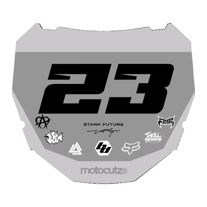 CUSTOM ODI NUMBER PLATE DECAL