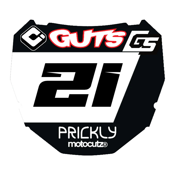 CUSTOM ODI NUMBER PLATE DECAL