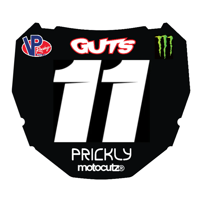 CUSTOM ODI NUMBER PLATE DECAL