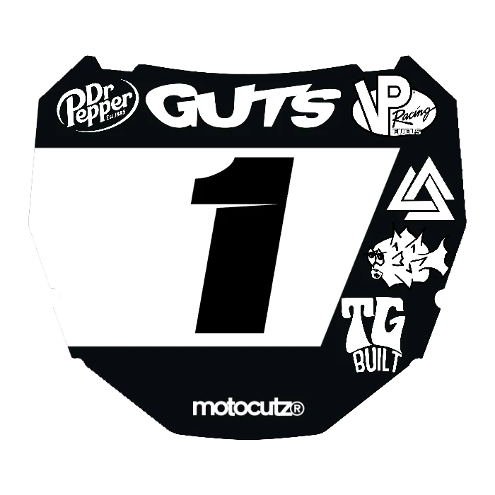 CUSTOM ODI NUMBER PLATE DECAL