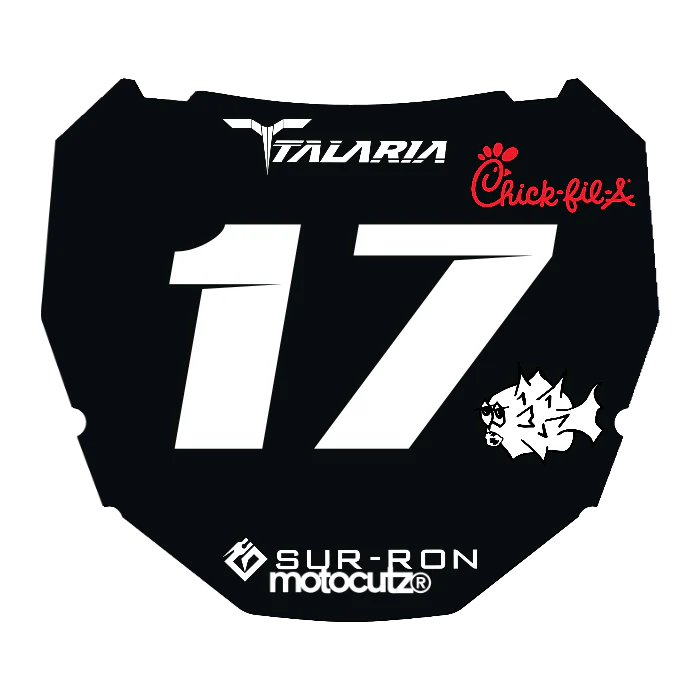 CUSTOM ODI NUMBER PLATE DECAL