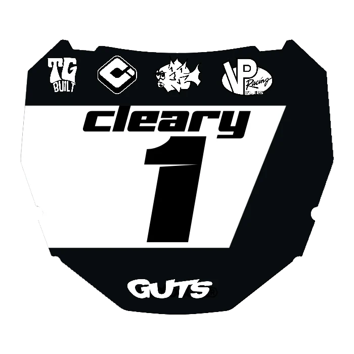 CUSTOM ODI NUMBER PLATE DECAL