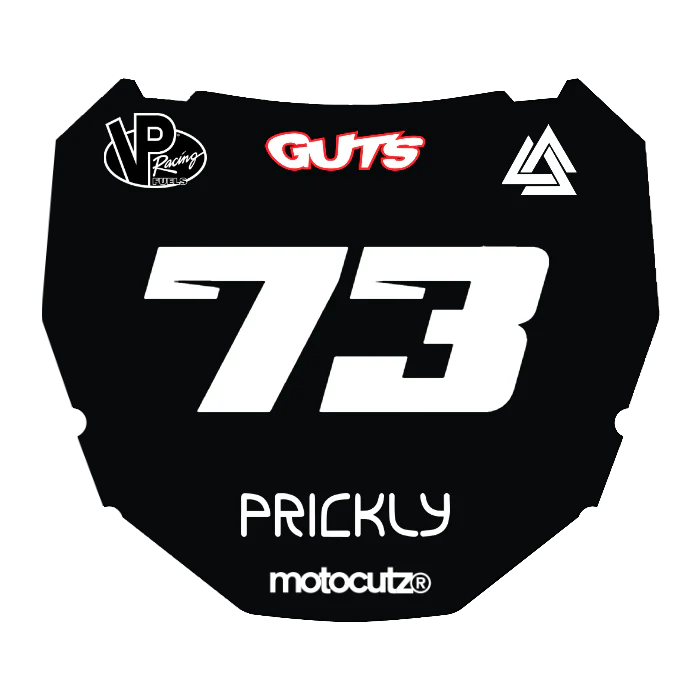 CUSTOM ODI NUMBER PLATE DECAL