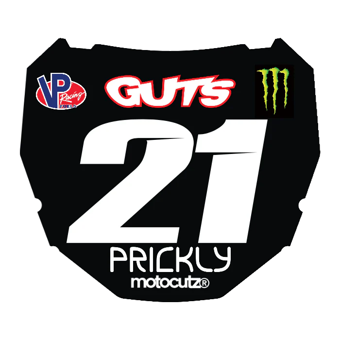 CUSTOM ODI NUMBER PLATE DECAL