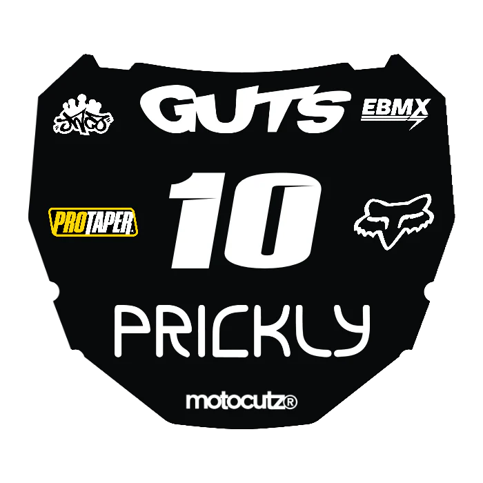 CUSTOM ODI NUMBER PLATE DECAL