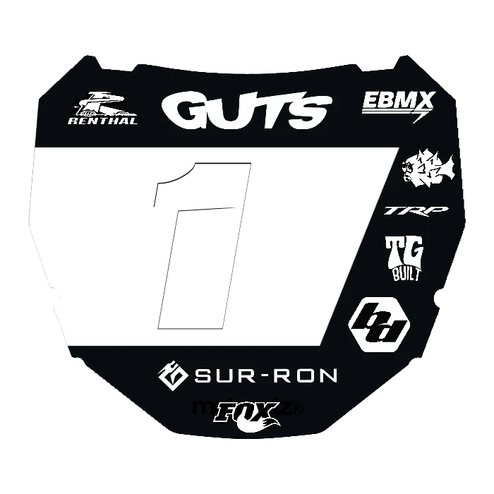 CUSTOM ODI NUMBER PLATE DECAL