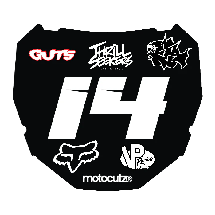 CUSTOM ODI NUMBER PLATE DECAL