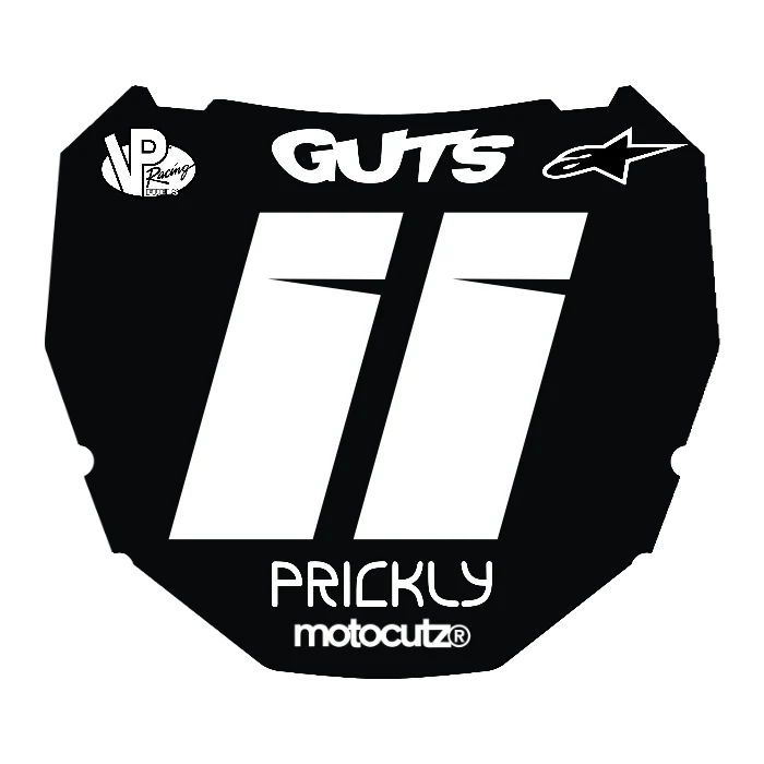 CUSTOM ODI NUMBER PLATE DECAL