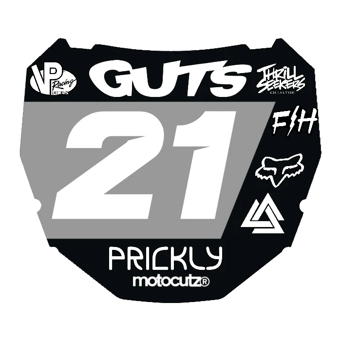 CUSTOM ODI NUMBER PLATE DECAL