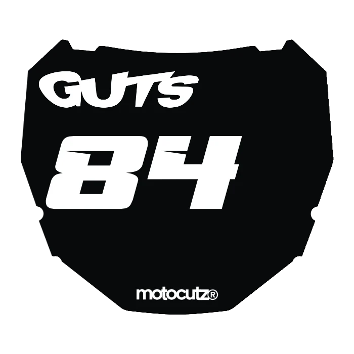 CUSTOM ODI NUMBER PLATE DECAL
